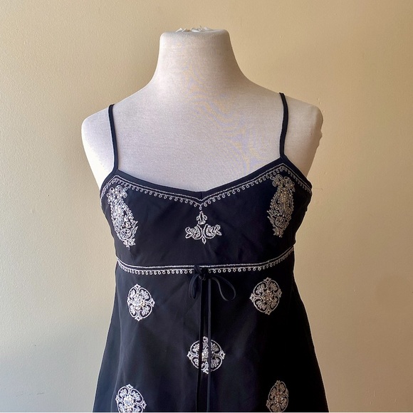 Vintage y2k embroidered babydoll top - Picture 5 of 8